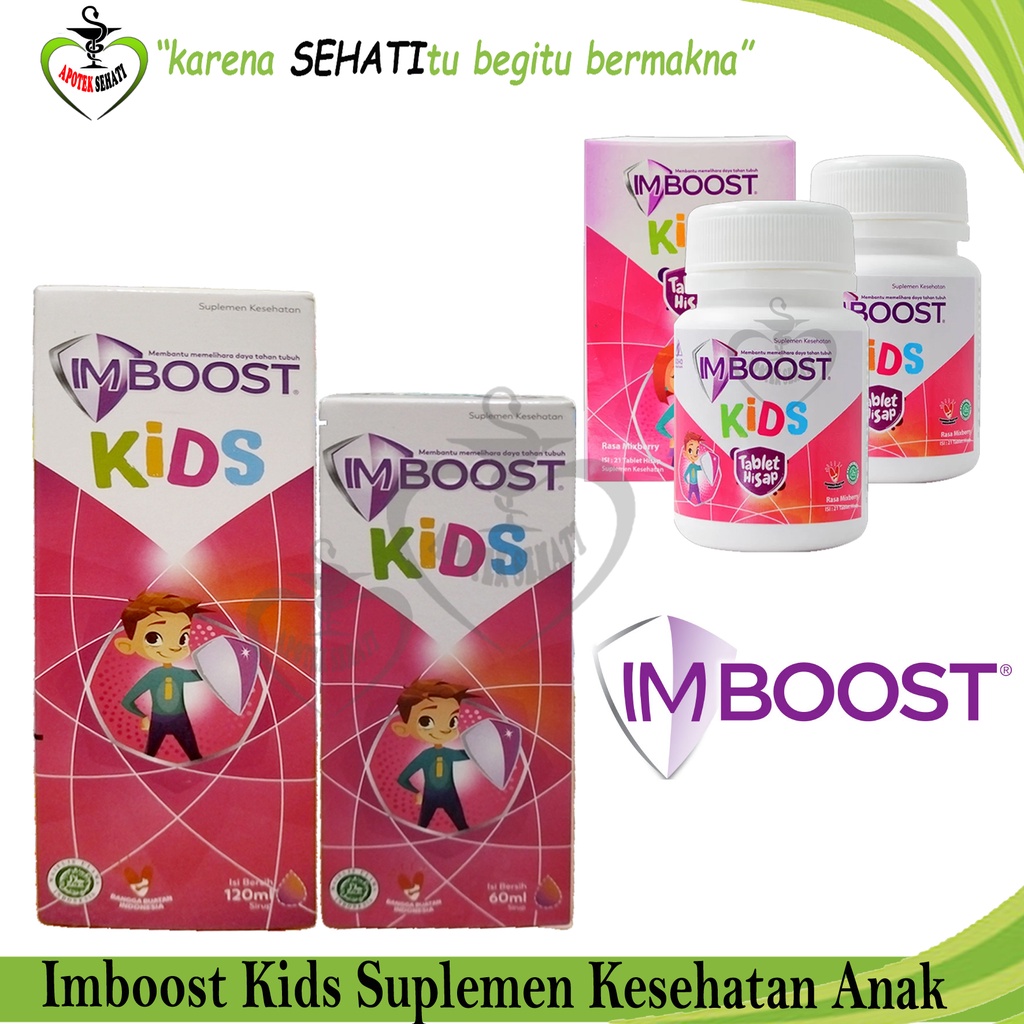 IM BOOST IMBOOST TABLET HISAP MULTIVITAMIN DAYA TAHAN TUBUH ANAK