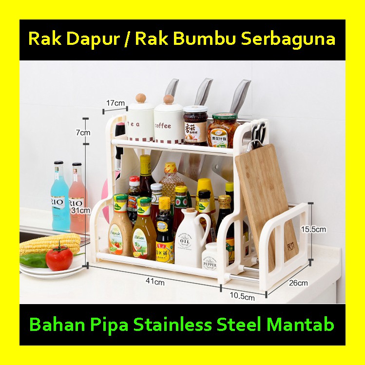  Dapur  Bumbu  Rak  Stainless Steel Rak  Rak  Daftar Harga 
