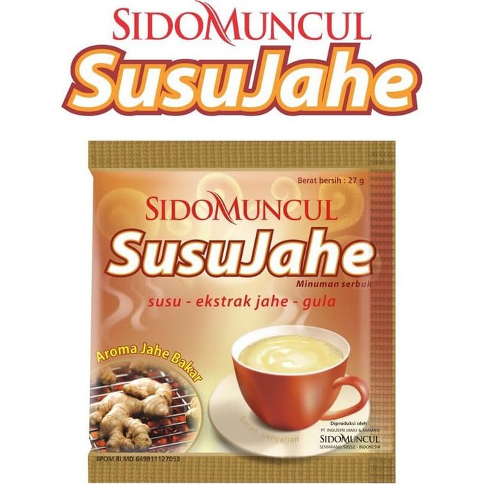 

Sido Muncul Minuman Susu Jahe isi 10 Sachet