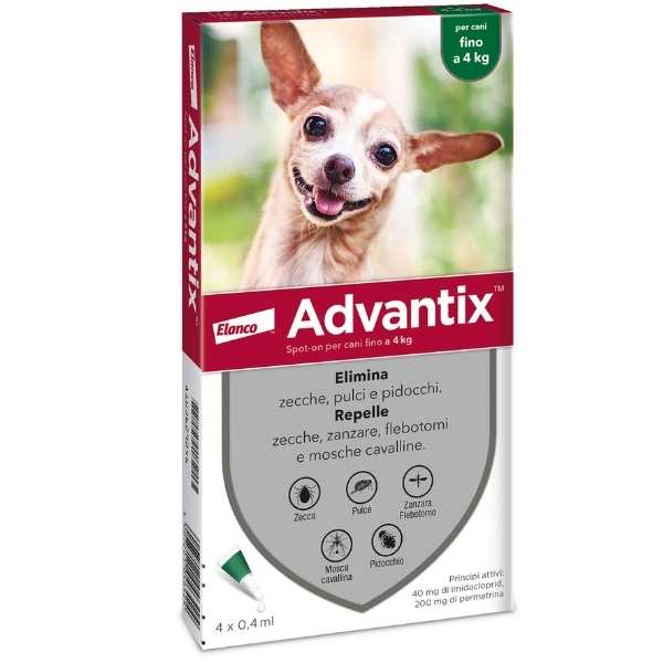 Advantix S per Box Obat Tetes Kutu Anjing Kecil Berat Sampai 4 Kg