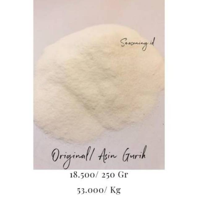 

Asin Gurih (Original) / Bumbu Makanan / Bumbu Kentang Goreng / Bumbu Crispy Chicken