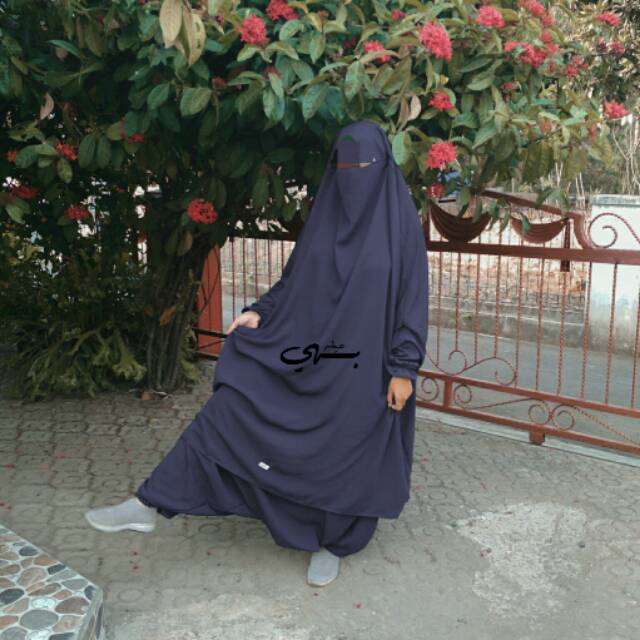 [PRE ORDER] French Khimar set Sirwal/celana rok