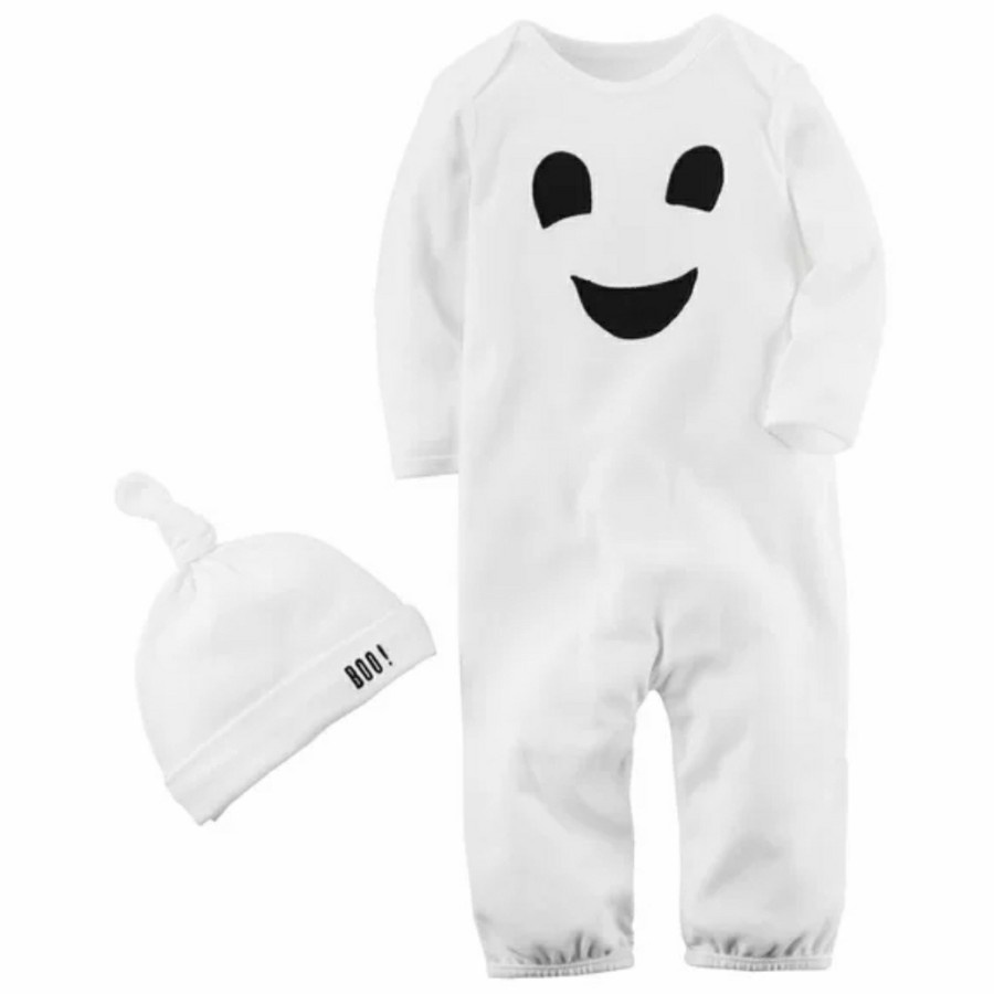 Ghost boo baby romper baby halloween costume kostum bayi 2 - 1119