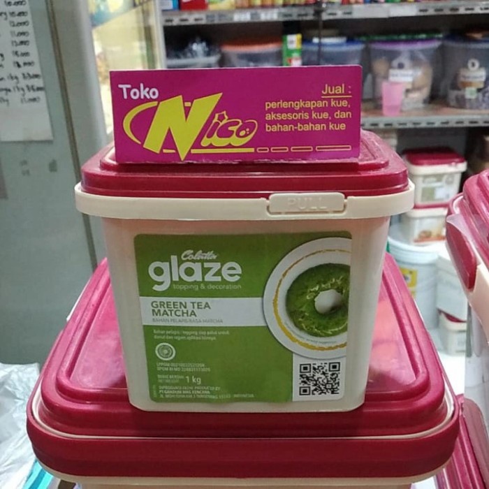 

colatta glaze green tea matcha 5 kg khusus grab dan gojek