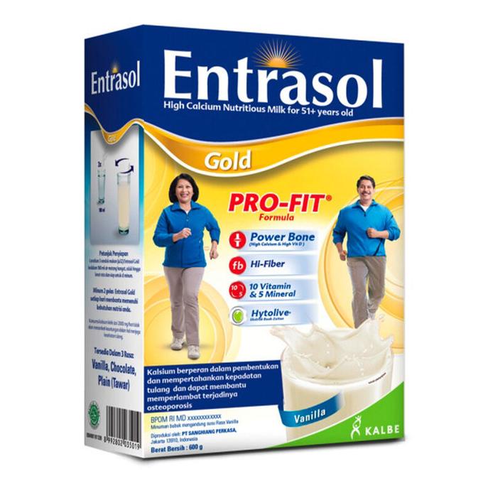 

[COD] ENTRASOL Gold Vanila/ Coklat - 600g [COD]