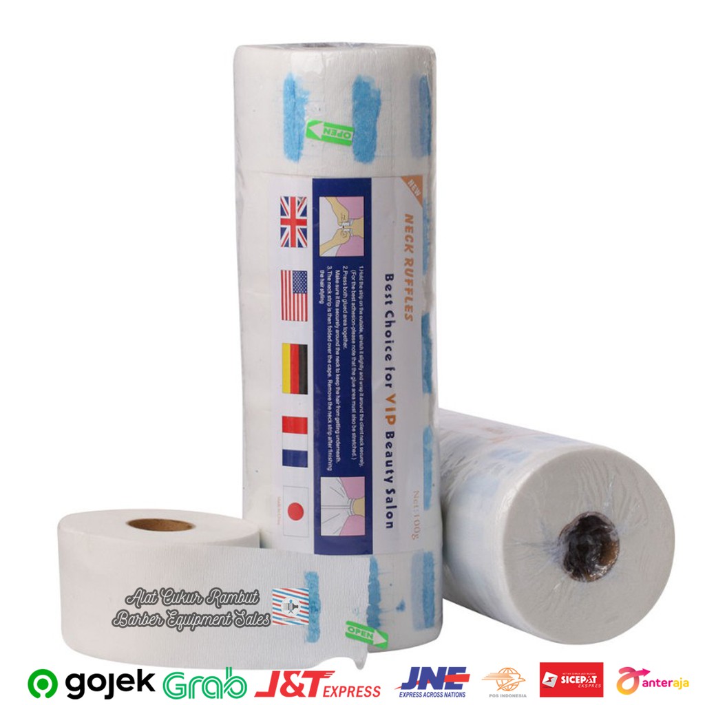 Tisu Leher Tissue Leher Neck Paper Tisu Barber