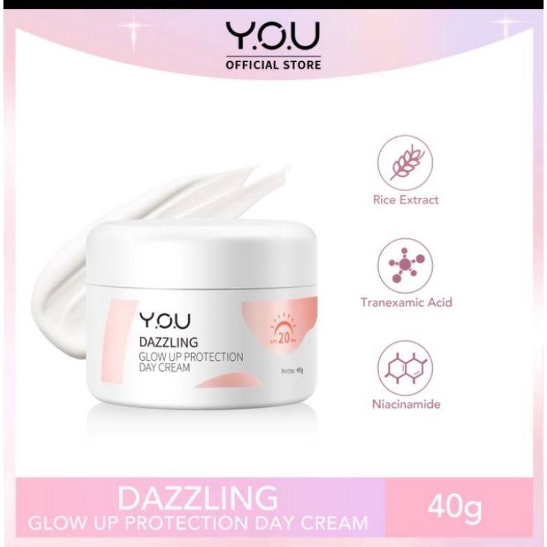 YOU Dazzling Glow Up Protection Day Cream