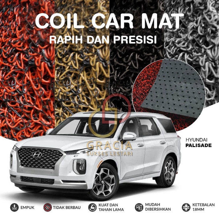 Karpet Mobil Premium HYUNDAI PALISADE Mie Bihun 2 Warna