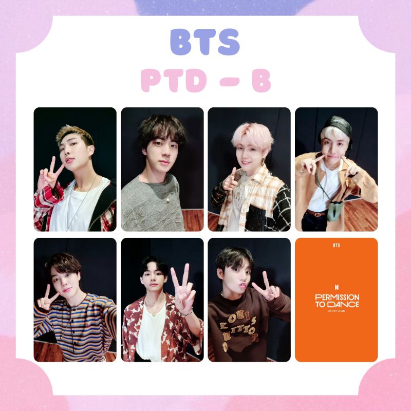 [BTS] PHOTOCARD BANGTAN  BTS PREMISSION TO DANCE