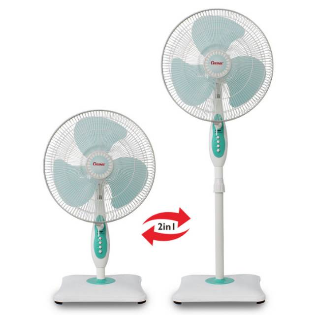KIPAS ANGIN 2IN1 COSMOS 16 SBI stand desk fan