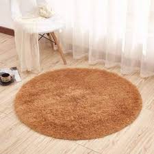 KARPET BULU BULAT DM 100x2cm NON SLIP TERMURAH LEMBUT DAN INDAH