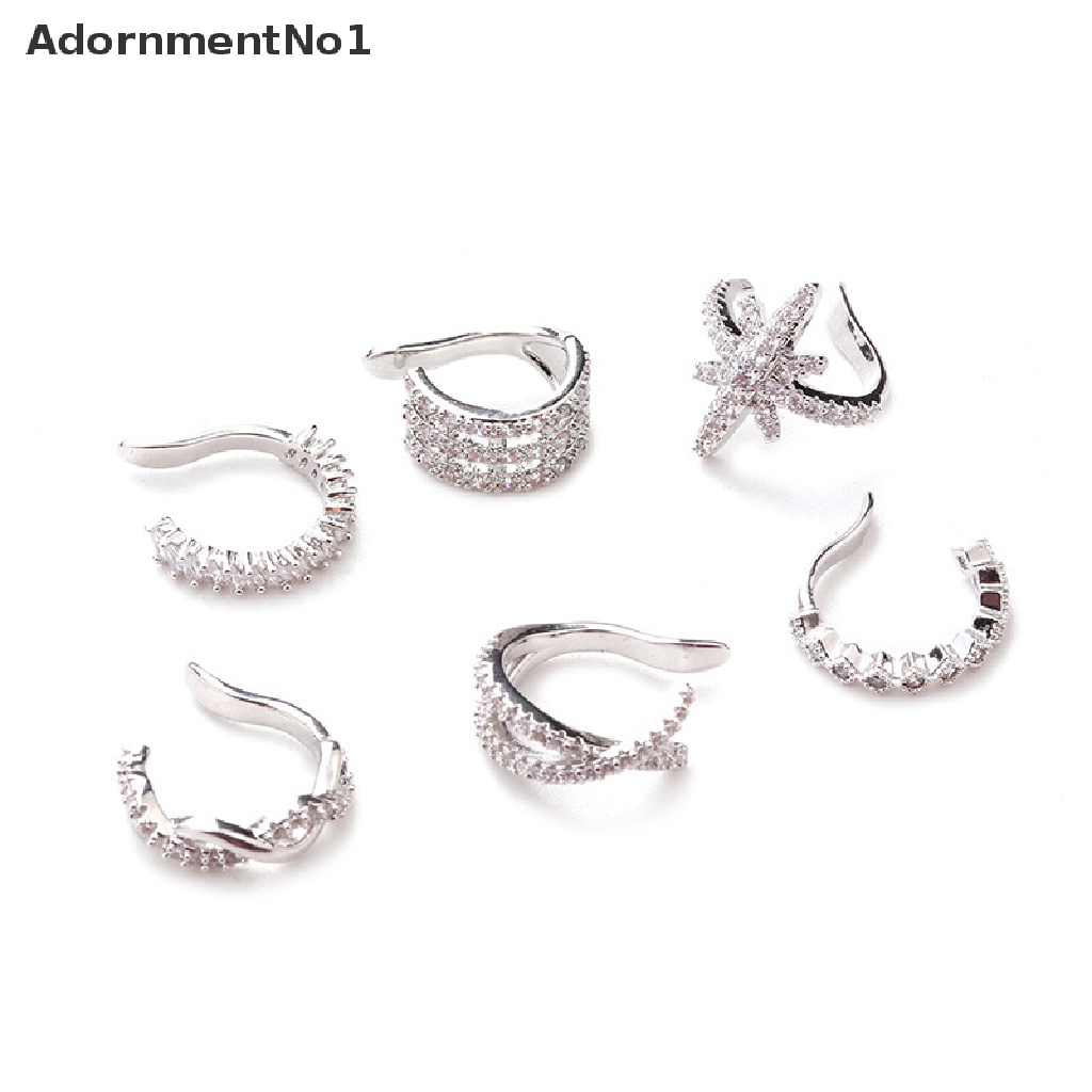 (AdornmentNo1) 1pc Anting Klip Tanpa Tindik Untuk Wanita