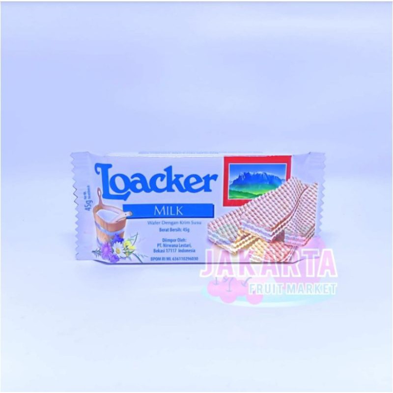 

(CAMILAN INSTAN) LOACKER MILK 45G