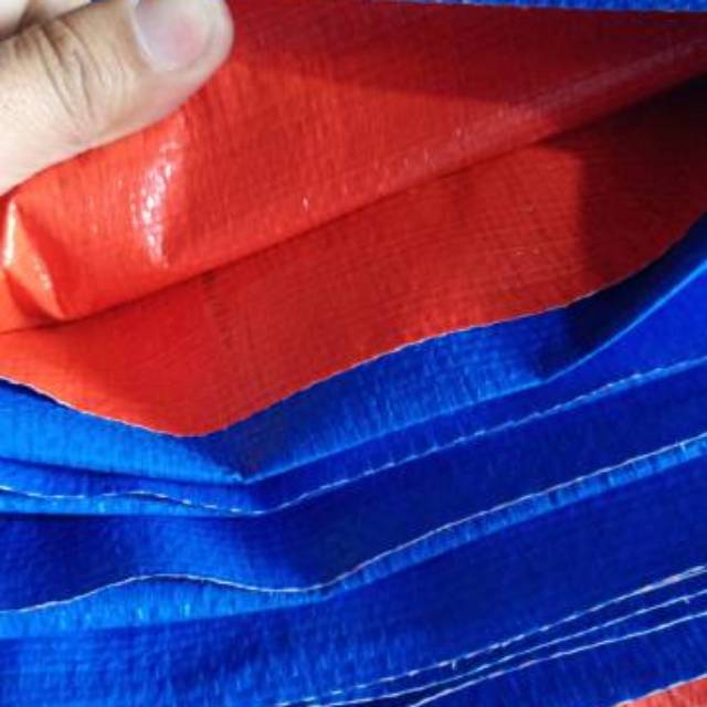 Terpal plastik/terpal tenda A12 ukuran 4x5