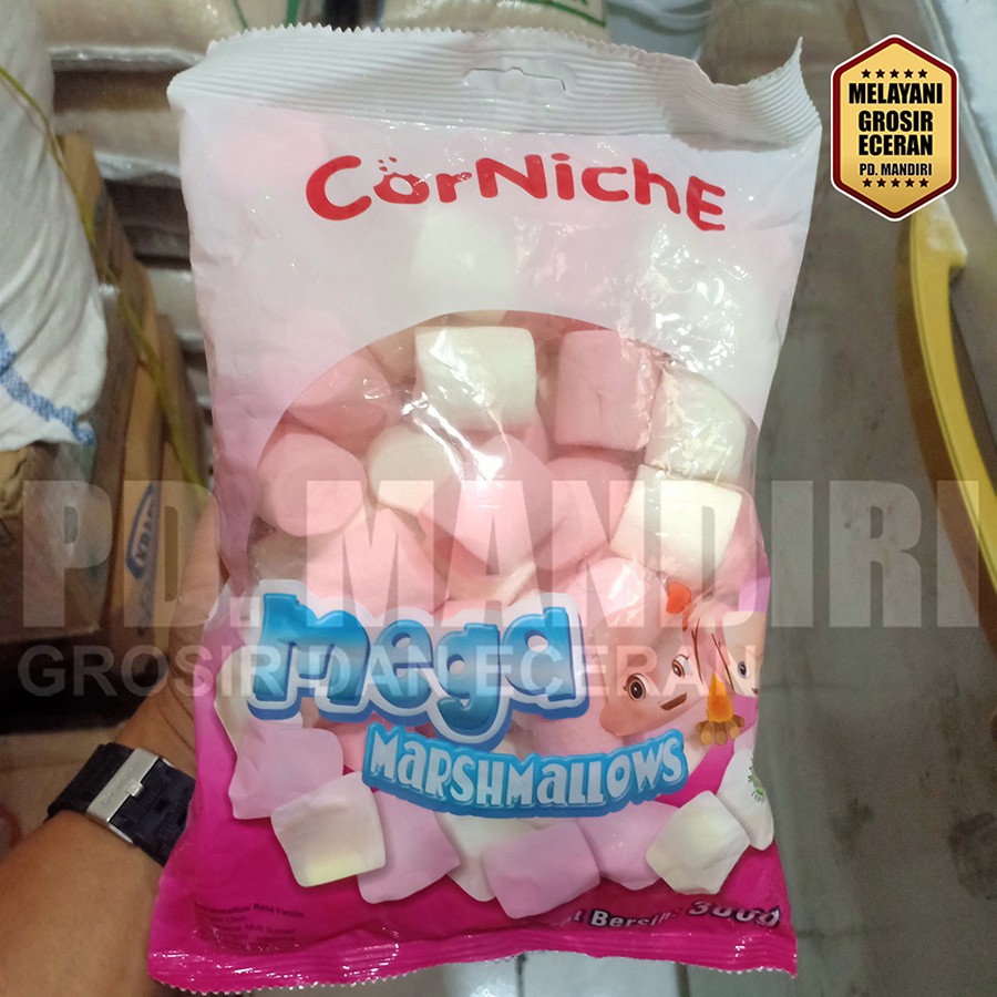 

CORNICHE MEGA MARSHMALLOW 300 GR