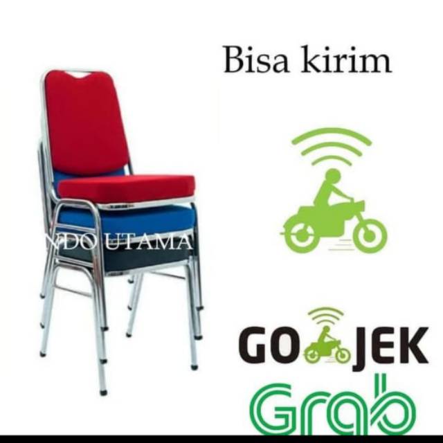 KURSI KANTOR KURSI TAMU KURSI SUSUN STAINLESS