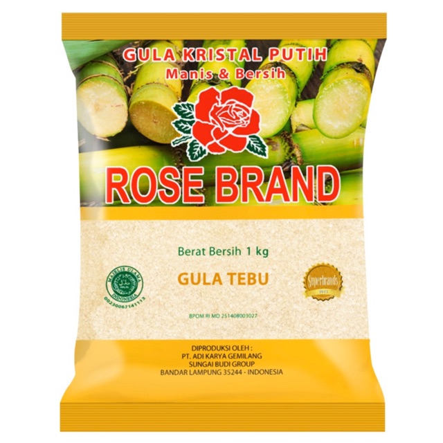 

Gula Pasir Rose Brand Gula Tebu 1kg