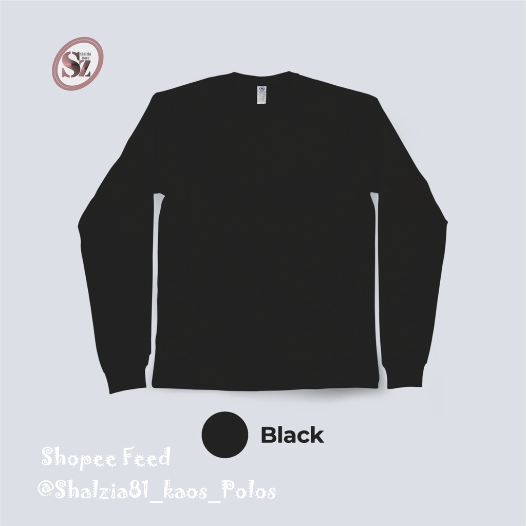 Kaos Polos Lengan Panjang 30s
