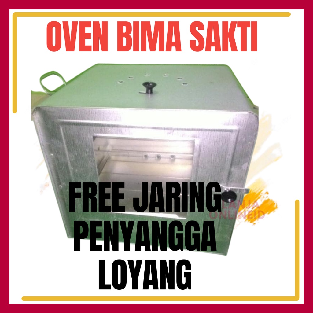 Oven Bima Sakti 3 Susun /Oven Tangkring/Otang/ Oven Gas Terdapat Putaran Hawa Diatas Free Jaring Pen