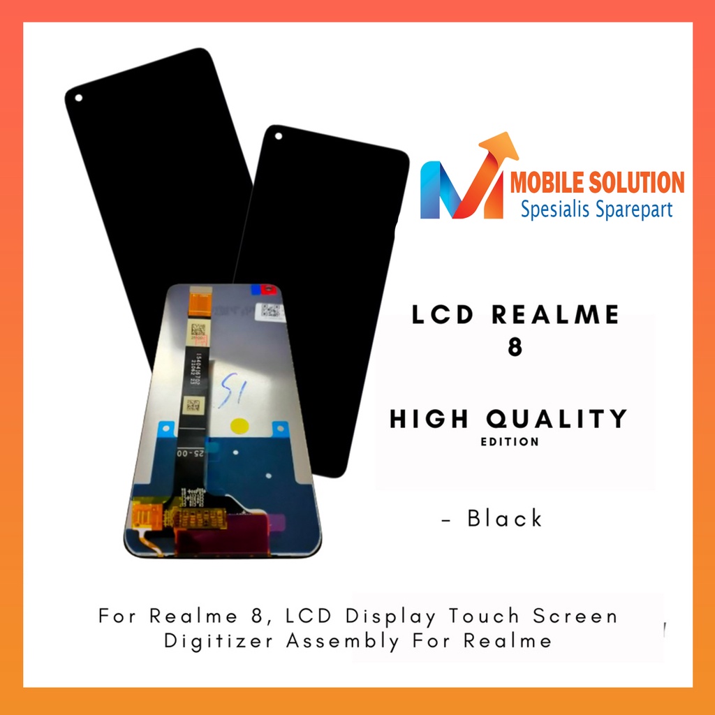 Grosir LCD Oppo Realme 8 5G ORIGINAL 100% Fullset Touchscreen - Parts Kompatible Dengan Produk Oppo