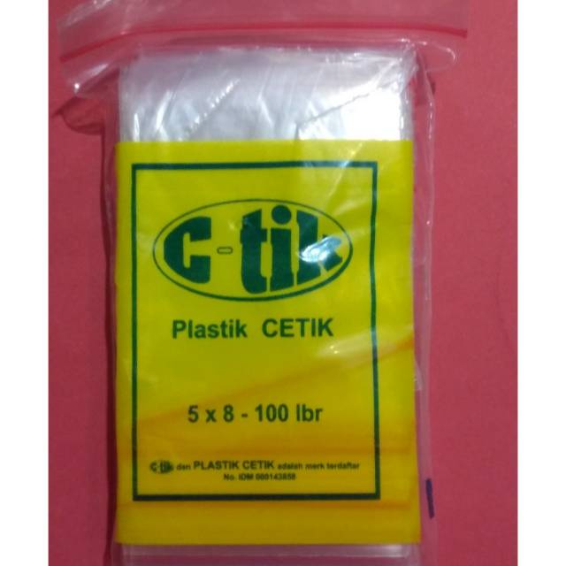

Plastik Klip 5x8cm C-Tik