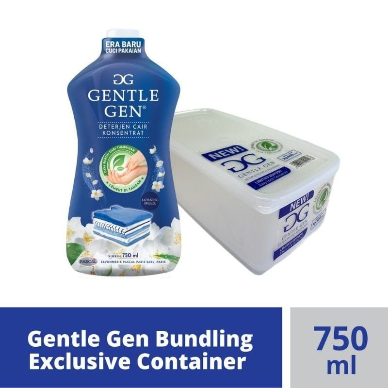 Gentle Gen Deterjen Cair Konsentrat (Tidak pakai Container) / Sosoft Detergent cair 750ml