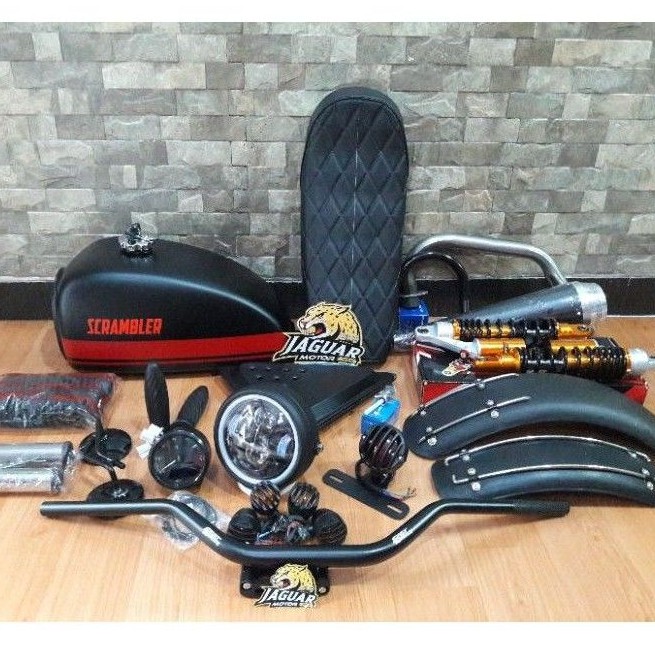 Paket Lengkap Body Custom Japstyle Bratstyle Scrambler