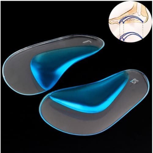 Shoe Insoles, alas kaki Support Flat Feet Correction 1 pasang