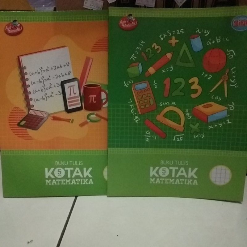 

(Ecer) Buku Tulis Matematika SIDU 38 lembar