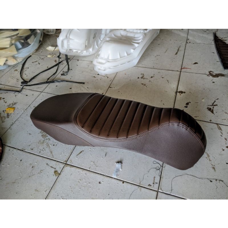 Jok Scoopy 2017 Caferacer- Jok Honda Scoopy Tahun 2017 Caferacer - JOK SCOOPY DOUBLE SEAT
