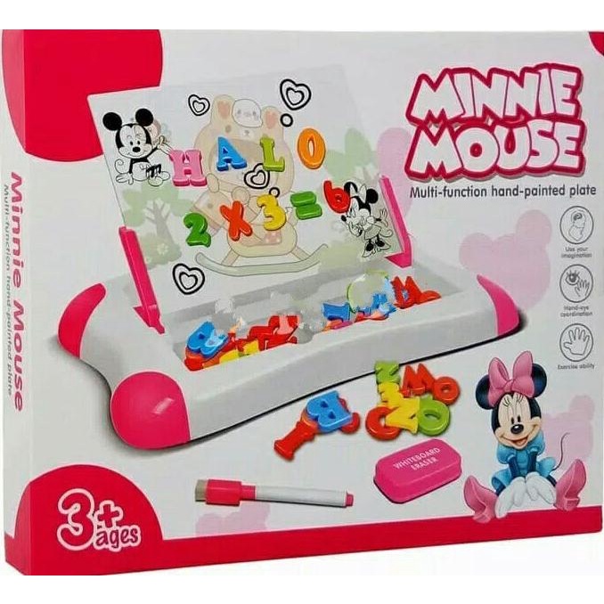 

Drawing Board Magnetic Minnie Mouse Papan Tulis Anak Magnetik Magnet