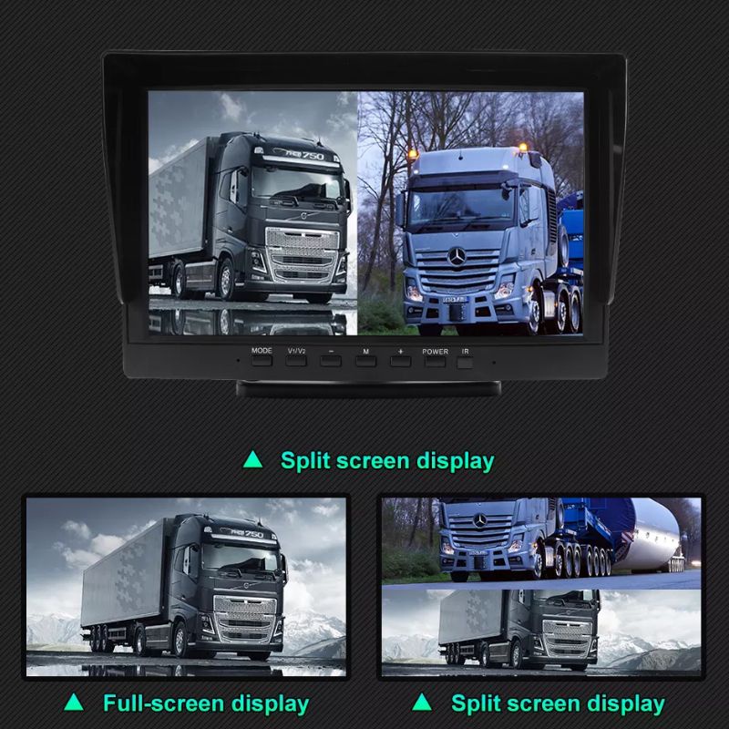 Monitor TV AHD 8&quot; DVR Recording IPS Screen Truck Vehicle AHD Monitor AHD IR Car Front/Rear View Camera