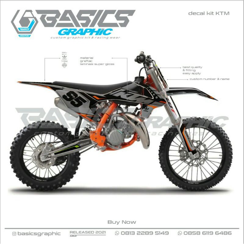 Decal Ktm 85