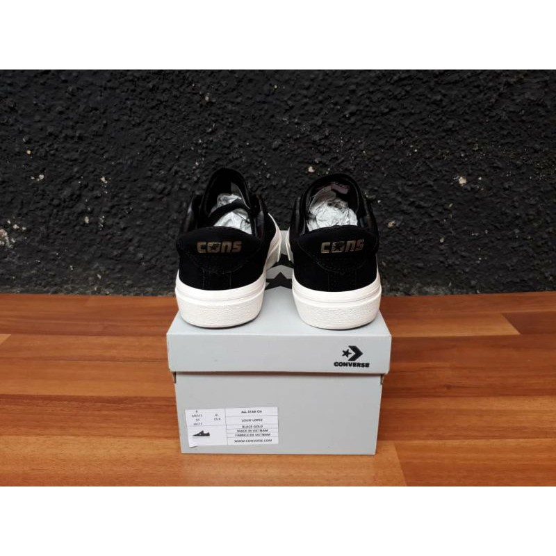 CONVERSE L.LOVEZ BLACK WHITE GOLD