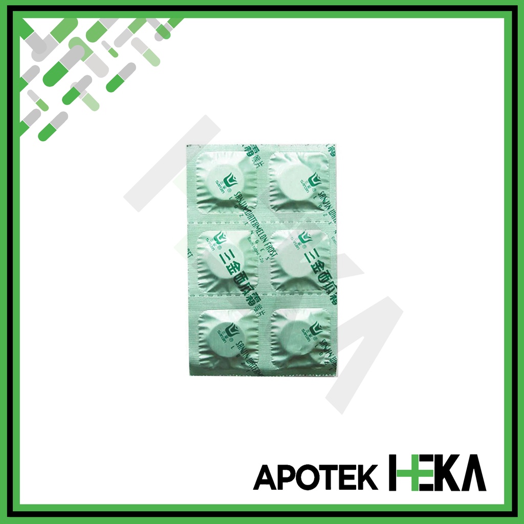 Sanjin Watermelon Lozenges 12 Tablet - Panas Dalam Sakit Tenggorokan (SEMARANG)