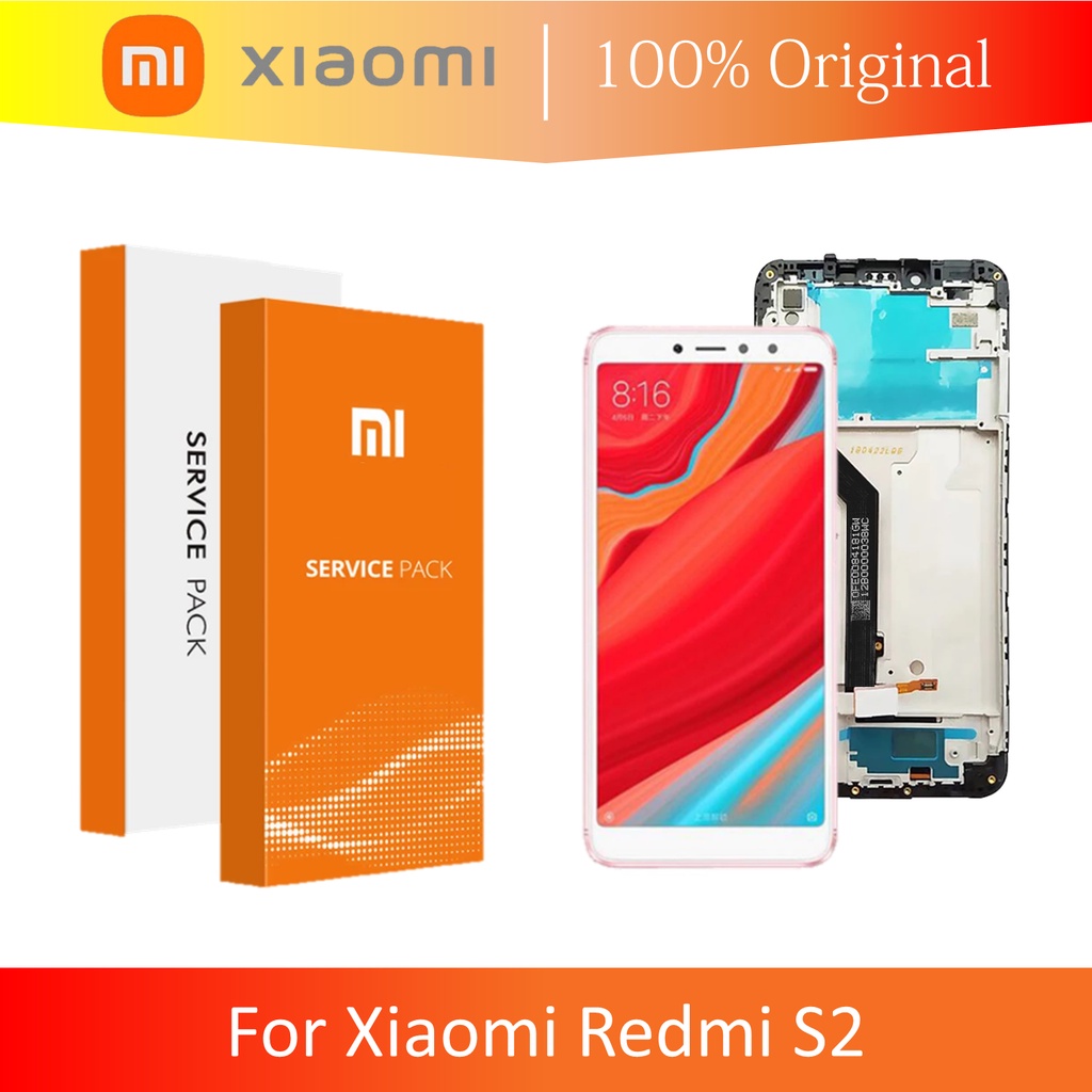 (ORIGINAL 100% XIAOMI) LCD + FRAME XIAOMI REDMI S2