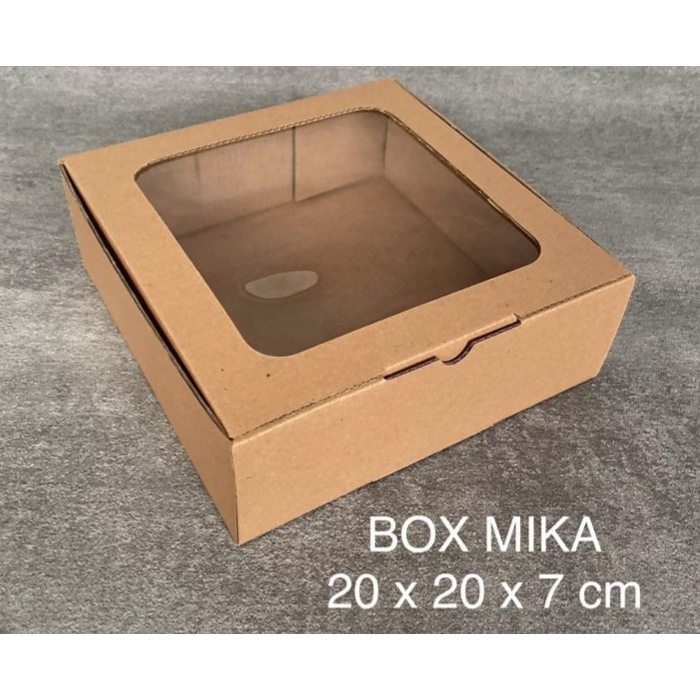 

Kardus MIKA Uk. 20 x 20 x 7 cm - dus / box model diecut