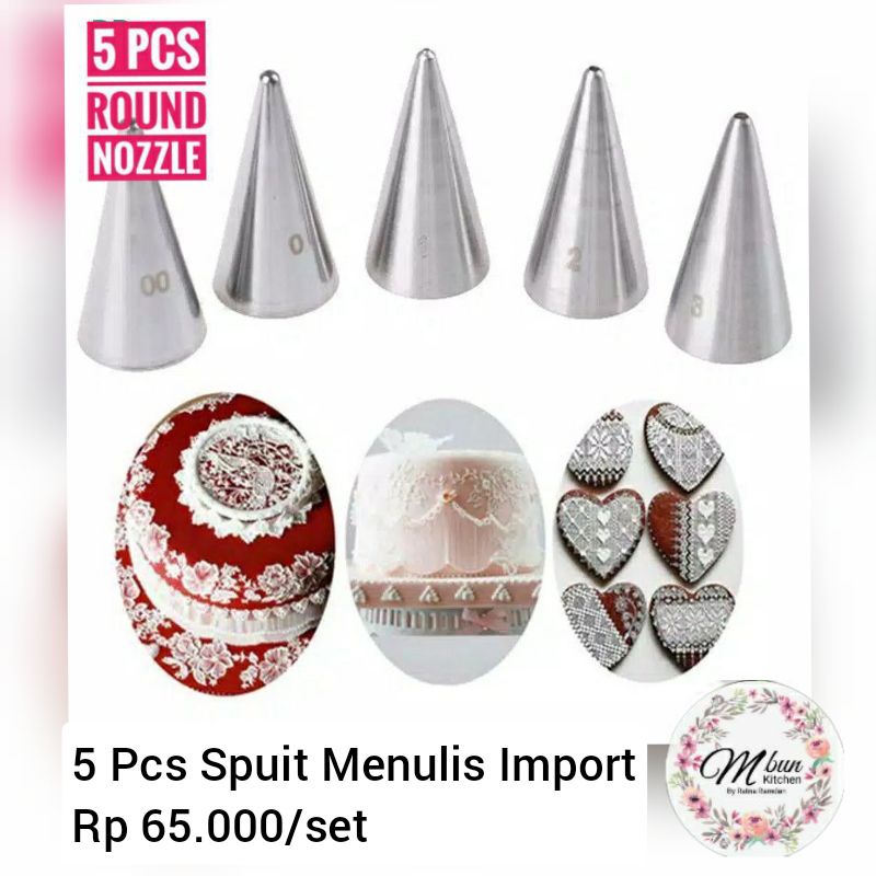 

5pcs Spuit import Writing (menulis)