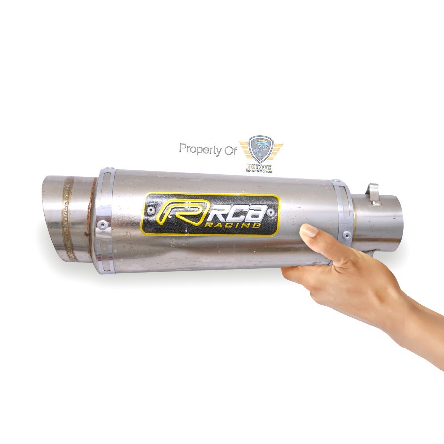Silincer Knalpot Racing RCB Inlet/ Diameter 50 mm