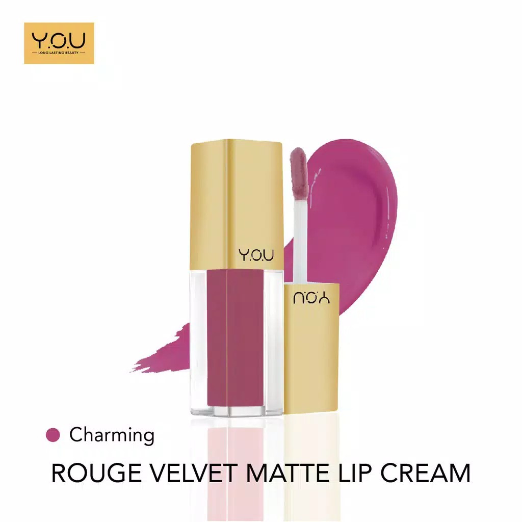 YOU THE GOLD ONE Rouge Velvet Matte Lip Cream 4.5 g [ Quick Dry and Non-transfer / Long-lasting ]-2