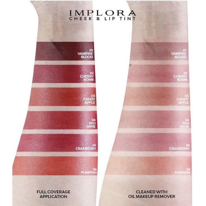 [ IMPLORA ] CHEEK AND LIPTINT | LIP TINT IMPLORA ORIGINAL BPOM