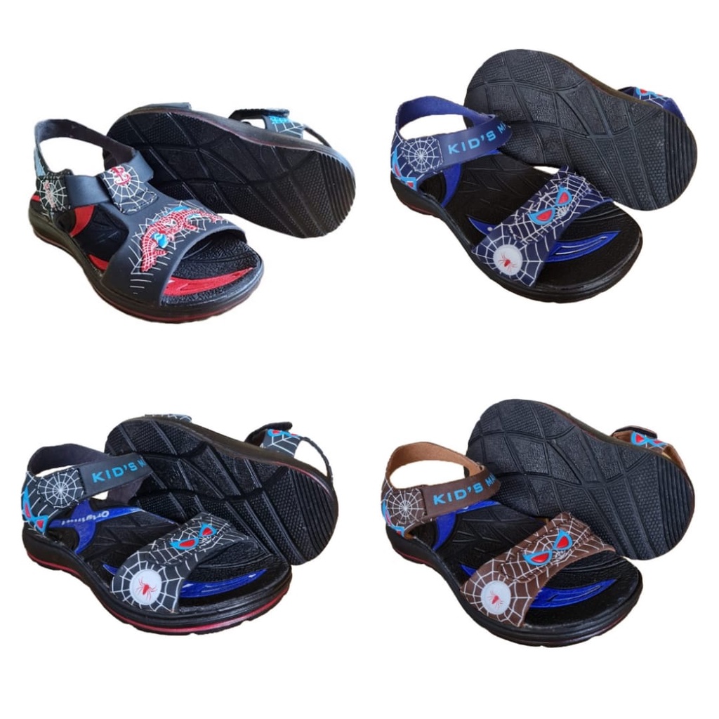 BISA COD - SANDAL ANAK PRIA / SANDAL GUNUNG ANAK LAKI TERBARU / SANDAL GUNUNG ANAK TERLARIS / SENDAL SENDAL SEPATU ANAK PRIA / SANDAL ANAK MURAH / SANDAL ANAK TERBARU / SANDAL ANAK LEBARAN - BAGUZA SPIDER - FANZ STORE