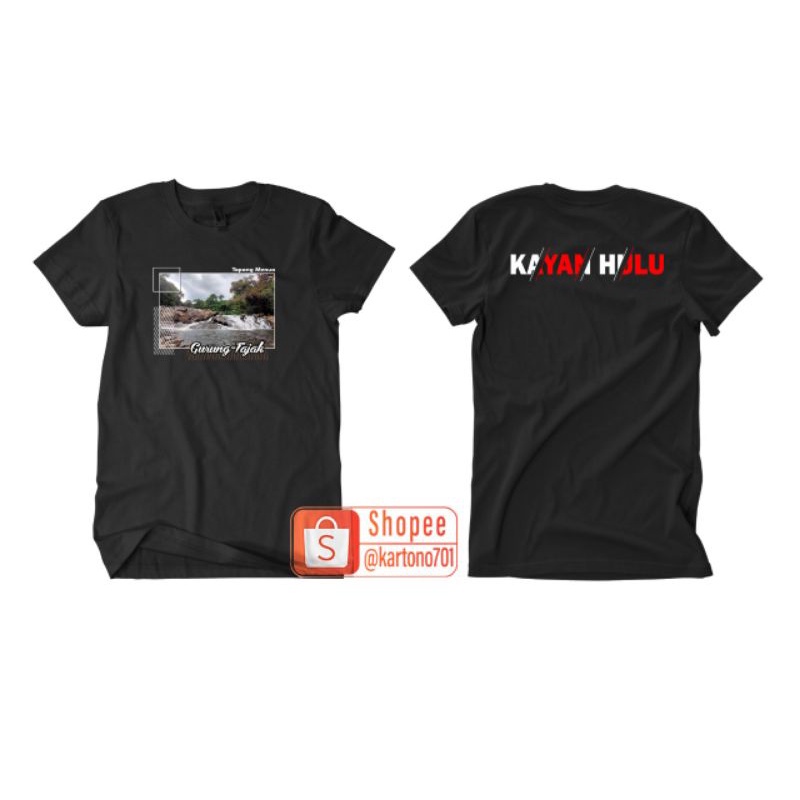 KAOS CUSTOM / Design Bebas / DEPAN bidang 7x25 BELAKANG A4