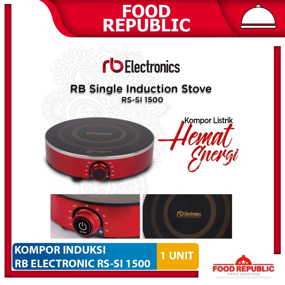 Kompor Induksi 1 Tungku Rb Single Induction Stove Hemat Listrik Energi