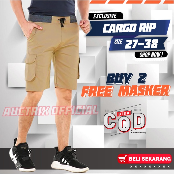 size (27‐-38)Celana pendek pria cargo kimpol chino termura yg teraris SIZE JUMBO 27--38