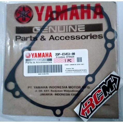 2DP-E5453-00 GASKER COVER PAKING RASIO BAGIAN LUAR CRANKCASE CVT BELAKANG NMAX N-MAX ORI YAMAHA