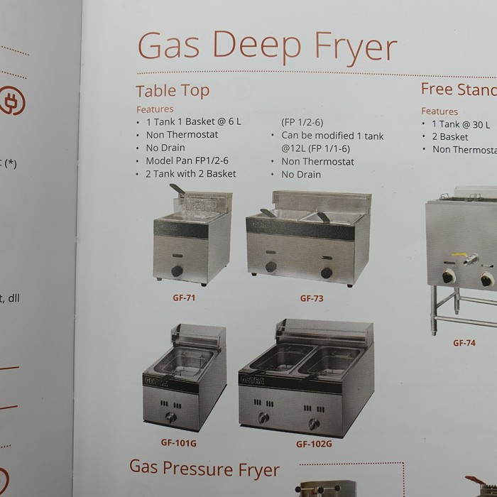 GETRA EF88 Electric deep fryer mesin penggoreng listrik GETRA EF 88