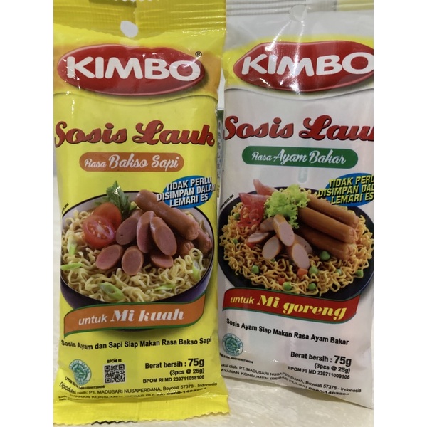 Kimbo Sosis Lauk 75g
