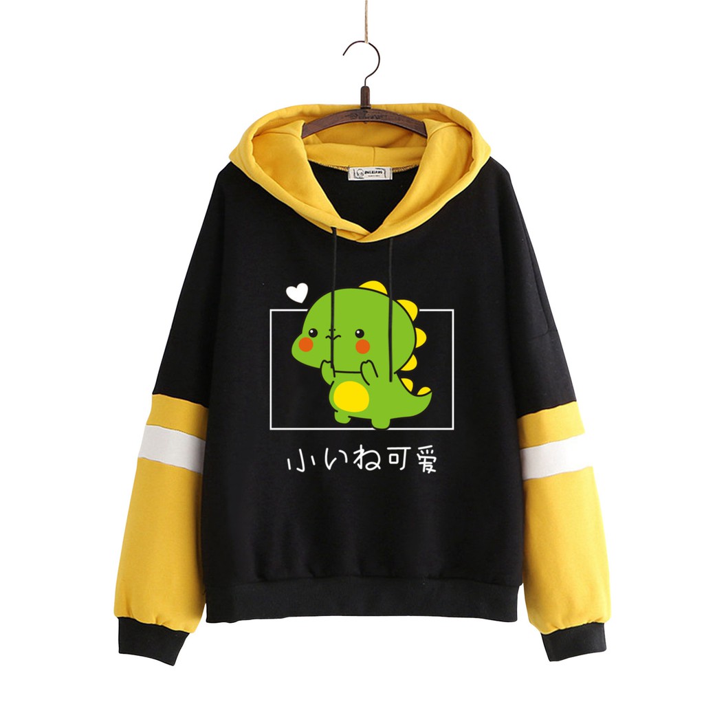 BESS - Hoodie  Murah Wanita / Hoodie Combi Luna - BABY DINO