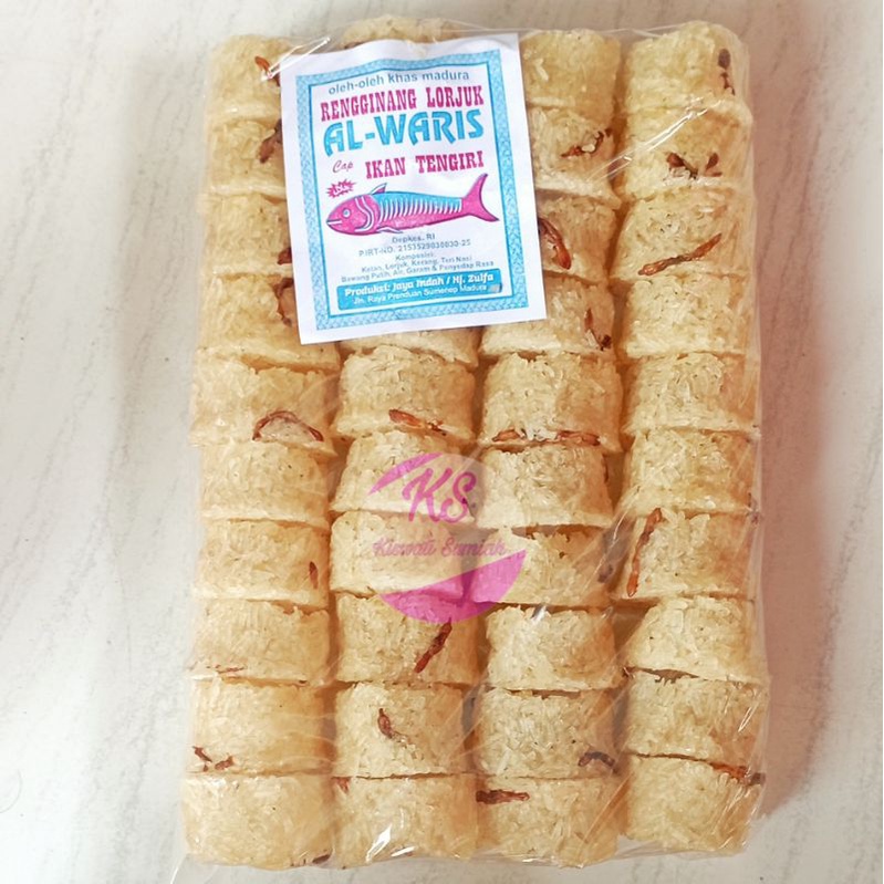

Rengginang Lorjuk Mentah Kering Siap Goreng isi 40 biji Sedang Khas Madura Al Waris Cap Ikan Tenggiri